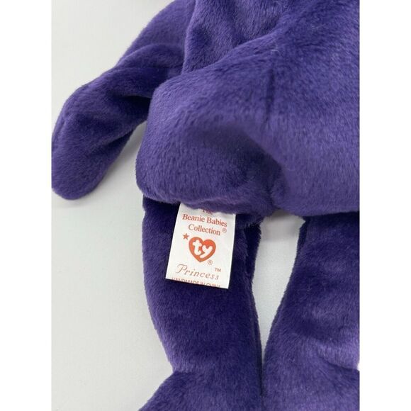 RARE 1st EDITION Ty Beanie Baby PRINCESS Diana Bear 1997 Perfect - Picture 8 of 10